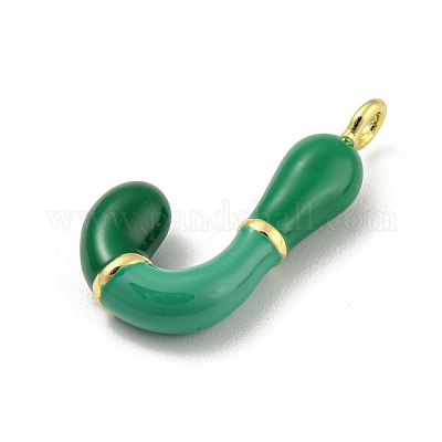 Латунь эмаль подвески KK-E093-03G-J-1