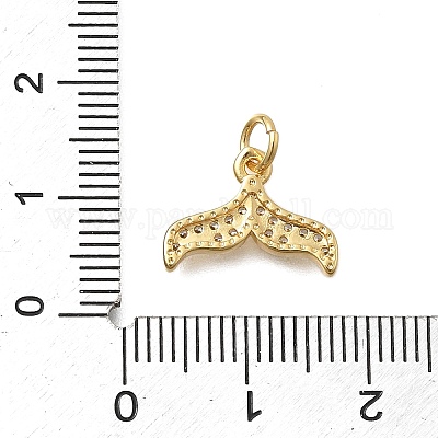 Латунные микро проложить кубического циркония подвески KK-D431-005B-G-1