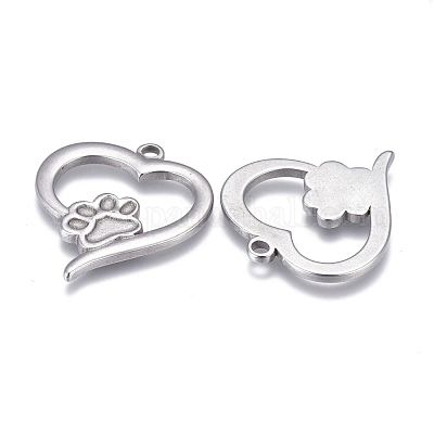 Кабошоны для подвесок из нержавеющей стали 304 для эмали STAS-F249-46P-1