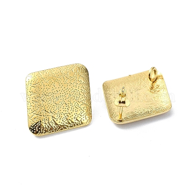 Фурнитура для сережек-гвоздиков из нержавеющей стали 304 STAS-L024-002G-01-1