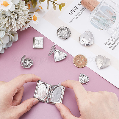 8 шт. 8 стиля подвески-медальоны из нержавеющей стали 316 и 304 STAS-NB0002-02-1