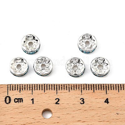 Латунь марки А горный хрусталь Spacer бисер RSB038NF-13-1