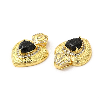 Подвески из латуни и страз KK-H438-07G-04-1