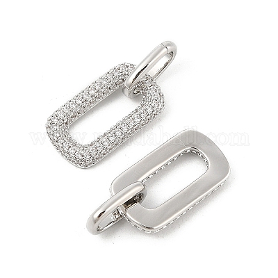 Латунные микро проложить кубического циркония подвески KK-P300-02P-1