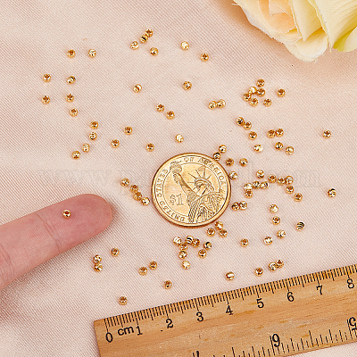 100 шт. Латунные бусины KK-HS0015-29G-1
