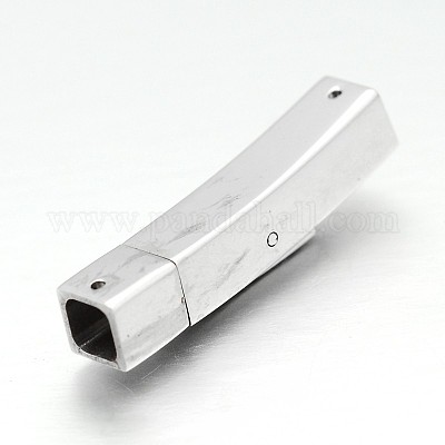 Застежки для браслета из нержавеющей стали кубической формы 304 STAS-N065-49-1