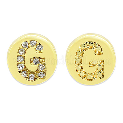 Латунные микропаве из прозрачного кубического циркония KK-T030-LA843-GX3-1