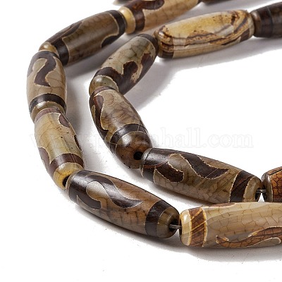 Тибетского стиля DZI бисер нитей G-A024-01V-1