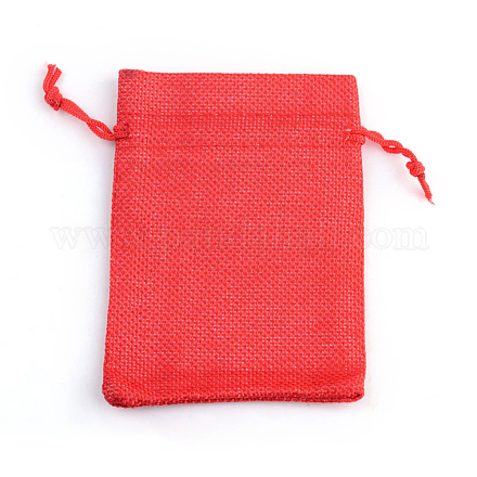 Bolsas con cordón de imitación de poliéster bolsas de embalaje X-ABAG-R005-9x7-18-1