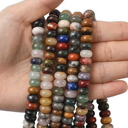 Природных драгоценных камней смешанного бисер нитей G-A280-A01-03-1