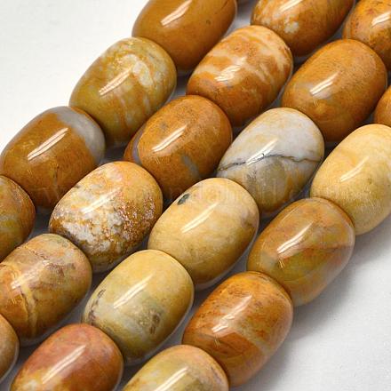 Chapelets de perles d'agate naturelle G-K208-41B-1