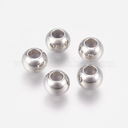 Perles en acier inoxydable STAS-F166-01-C-1
