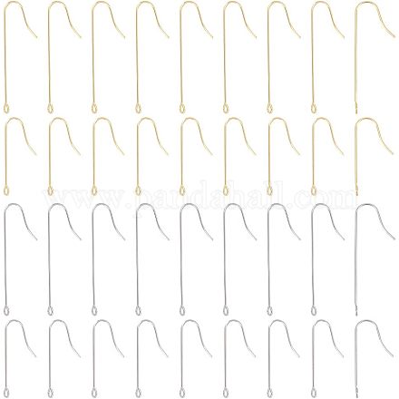 160 шт. 4 крючка для сережек из хирургической нержавеющей стали 316 STAS-UN0039-38-1