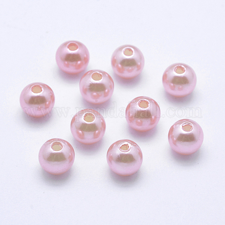 Imitation Pearl Acrylic Beads PL610-23-1