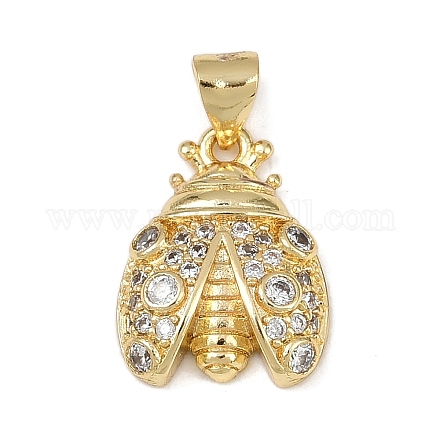 Латунные микро проложить кубического циркония подвески KK-A260-07E-G-1