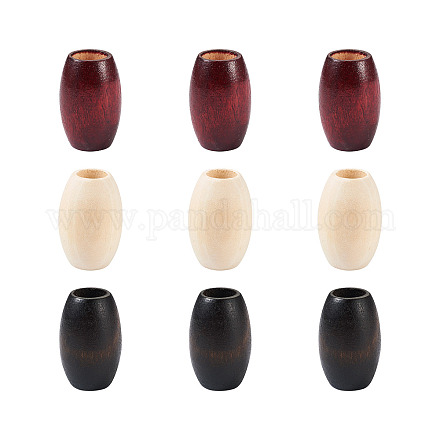 60шт 3 цвета деревянные бусины WOOD-CD0001-12-1