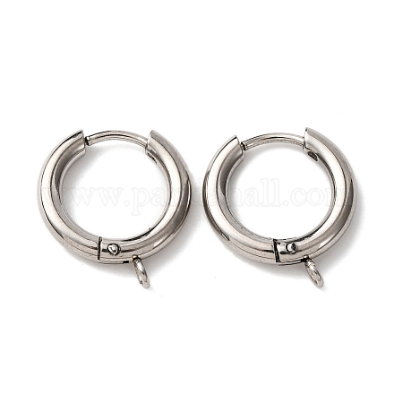 201 фурнитура для сережек-колец из нержавеющей стали STAS-D379-06D-P-1