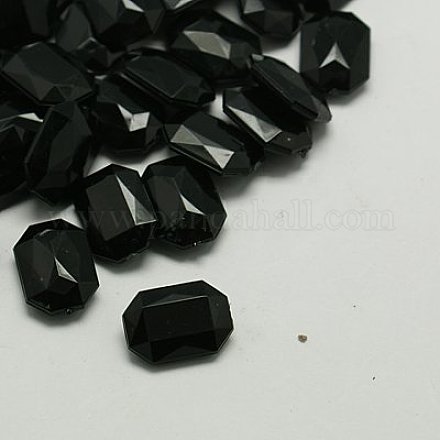 Imitation Taiwan Acrylic Rhinestone Pointed Back Cabochons & Faceted GACR-A010-18x25mm-18-1