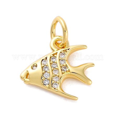 Латунные микро проложить кубического циркония подвески KK-S510-47G-01-1