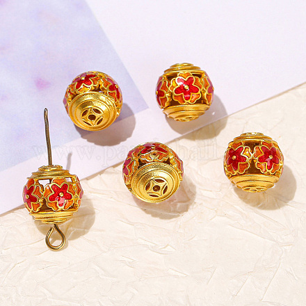 Латунь эмаль бисера PW-WG96760-18-1