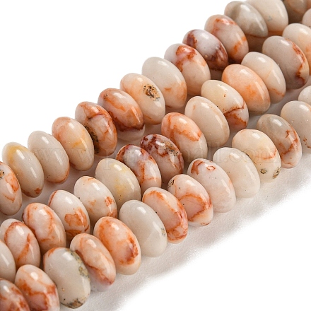 Brins de perles de netstone rouge naturel G-Z030-A12-01-1