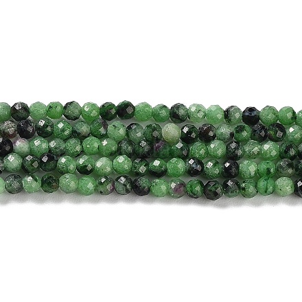 Natural Ruby in Zoisite Beads Strands G-L587-A01-01-1