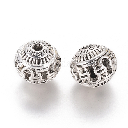 Tibetischer stil legierung perlen PALLOY-E566-19AS-1