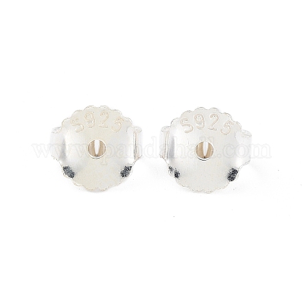 925 фрикционная ушная гайка из стерлингового серебра STER-G041-02D-1