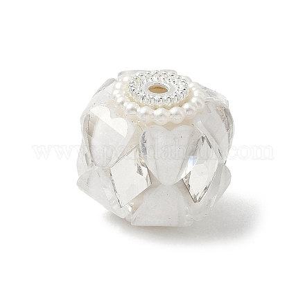 Прозрачные акриловые бусины CLAY-NH0003-04S-01-1