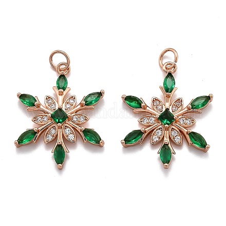 Латуни циркония кубической подвески ZIRC-O044-02G-RG-1