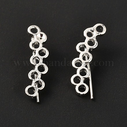 Сплав болтающиеся серьги&nbsp;EJEW-F270-06S-1