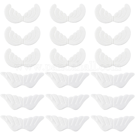 Gorgecraft 24 шт. 2 стиля ткань крылья ангела орнамент аксессуары DIY-GF0007-96-1