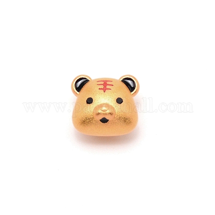 Бусины из матового сплава&nbsp;PALLOY-WH0094-10-1