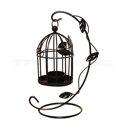 Cage fer chandelier photophore bougeoir CAND-PW0001-307B-1