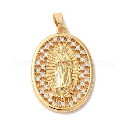 Латунные микро проложить кубического циркония подвески KK-M294-06G-02-1