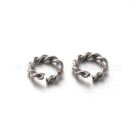304 acero inoxidable anillos de salto retorcidos abiertos STAS-E088-11-1