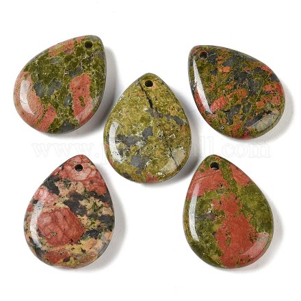 Природные подвески Unakite G-G115-02A-1