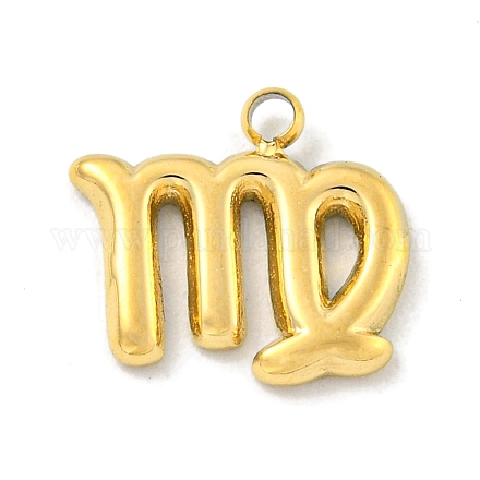 Подвески из нержавеющей стали 304 с покрытием из настоящего золота 18 карат методом вакуумного напыления PVD STAS-L278-002G-06-1