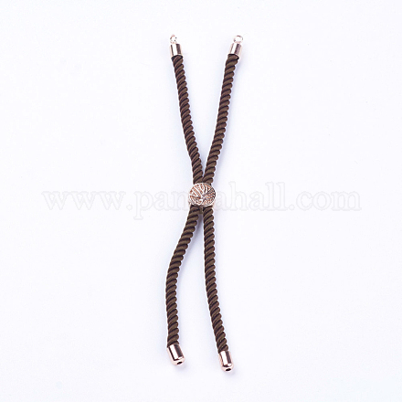 Nylon Twisted Cord Bracelet Making MAK-F018-05RG-RS-1