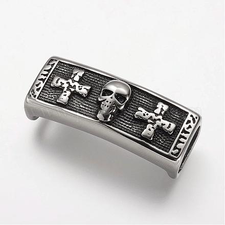304 Stainless Steel Slide Charms STAS-F063-28-1
