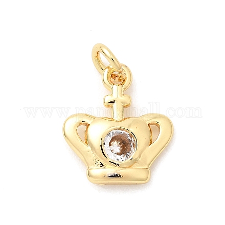 Латунные микро проложить кубического циркония подвески KK-Z135-02G-05-1