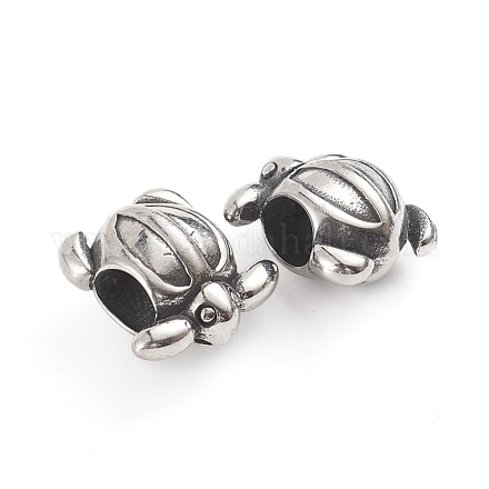304 Stainless Steel European Beads OPDL-G009-27AS-1