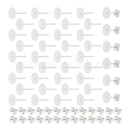 Фурнитура для сережек-гвоздиков из хирургической нержавеющей стали 316 STAS-UN0058-53-1