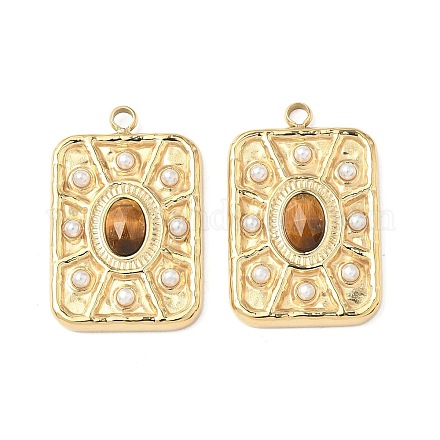 Граненые подвески из натурального тигрового глаза STAS-C134-26G-1