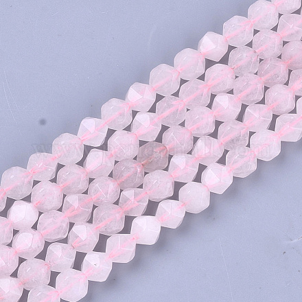Chapelets de perles en quartz rose naturel G-T121-06B-1