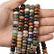 Natural Mixed Gemstone Beads Strands, Rondelle, 10x6mm, Hole: 1mm, about 63pcs/strand, 15.16''(38.5cm)