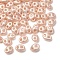 10G Opaque Colours Glass Seed Beads, 2-Hole, Oval, PeachPuff, 5.5x4x2.5mm, Hole: 1mm