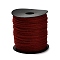 Polyester Cord, for Jewelry Making, Dark Red, 3mm, about 109.36 Yards(100m)/Roll