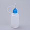 30ml Plastic Glue Bottles, with Steel Pin, Dodger Blue, 9~9.2x3cm, Capacity: 30ml(1.01 fl. oz)