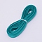 Polyester Ribbon, Flat Ribbon, Dark Cyan, 10mm